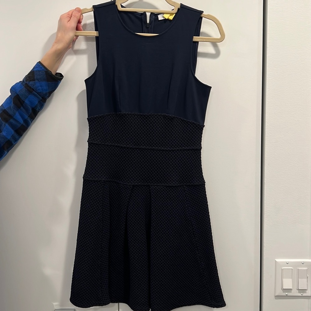 Gorgeous dress Navy/Black cotton size small dress from Italy MAX&CO